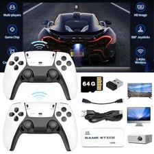 M15 Retro Games Console HDMI 4K Arcade Video Game Stick Wireless Controllers 64G