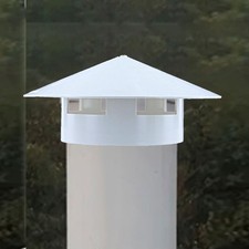 Cold and Pressure Resistant PVC Rain Hat Long lasting Protection for Your Pipes