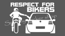 respect for bikers auto car