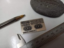 TWS rc 4wd suzuki vitara geolander tracker emblems 1/10 scale rc crawler.