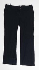 BHS Womens Blue Linen Blend