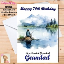 Personalised fishing birthday - fishing,