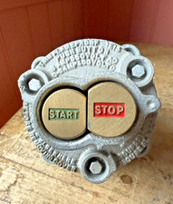 Vintage Machine/Industrial Stop/Start Switch steampunk Door Bell  *Good Quality*