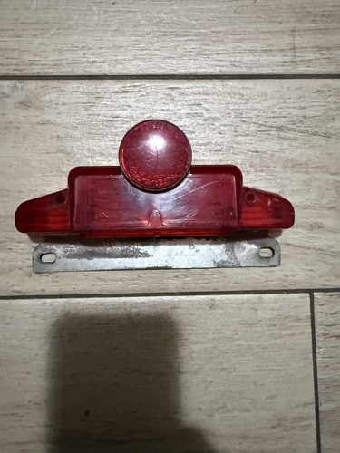 Tail light with license plate