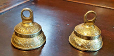 2 Small Solid Cast Brass
