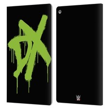 OFFICIAL WWE D-GENERATION X LEATHER BOOK WALLET CASE COVER FOR AMAZON FIRE