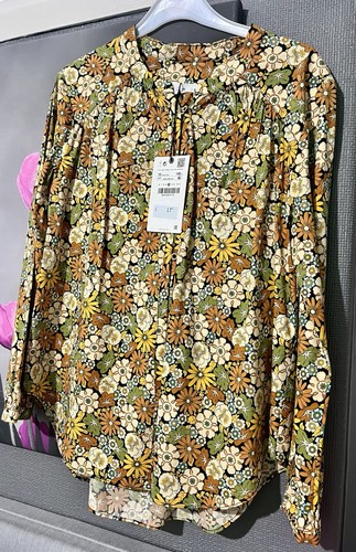 Zara mustard yellow floral - yellow,