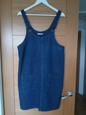TU Denim Pinafore Dress with