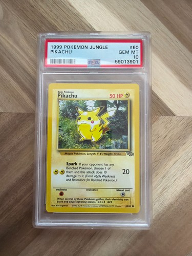 Psa gem mint pikachu - pikachu, #60