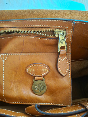 Mulberry brown leather holdall - mulberry,