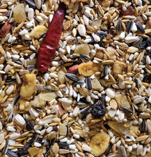 FRUITY CONURE FOOD Colonels aviary small cockatoos parrot caged fruit bird feed