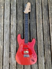 Rat Rod Goad Partscaster Electric Guitar. Red Sparkle