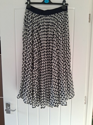 Full sunray pleated linedskirt - pleated,