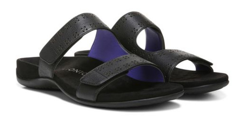 Vionic nakia black - vionic, leather