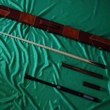 Handmade 4 piece GRADE A Ash Snooker/Pool Cue Complete Set