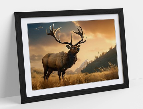 Beautiful stag landscape - stag, in