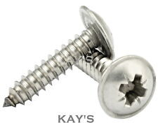 FLANGED SELF TAPPING SCREWS A2 STAINLESS STEEL FLANGE HEAD TAPPERS No.6 8 10 12 