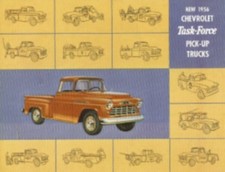 CHEVROLET 1956 Truck Sales Brochure 56 Chevy Pick Up