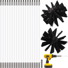 10.5FT Chimney Sweep Kit White