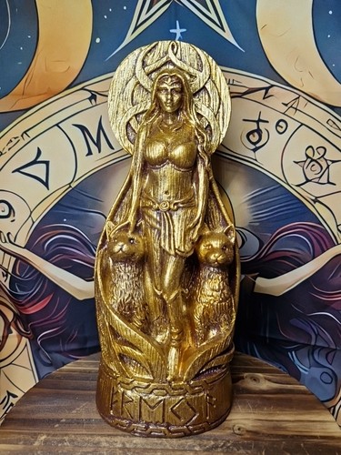 Freya viking goddess statue - freya,