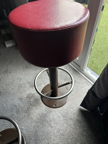 Upholstered bar stools metal - upholstered,