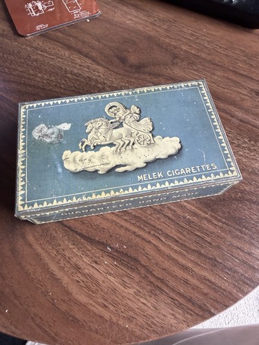 Old melek cigarettes 100 tin - old,