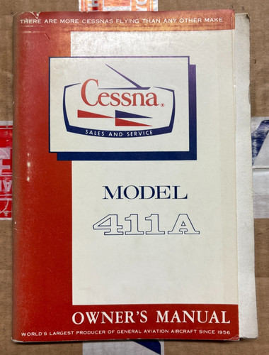 Cessna 411a owners manual - owners,