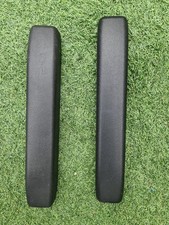 Pair of 12" Black Replacement Armrest Pads  for NHS Style Wheelchairs 