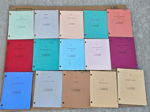Lassie original scripts - tv,