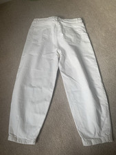 M&S White Slim Balloon Leg