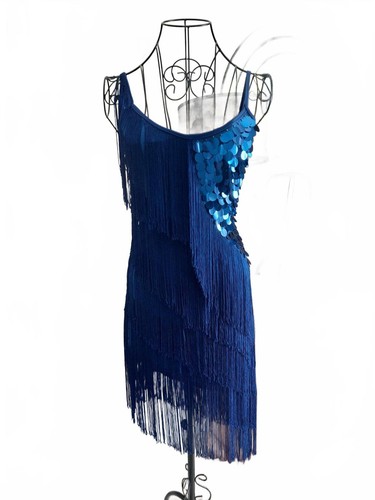 Latin fringe blue - , tassel