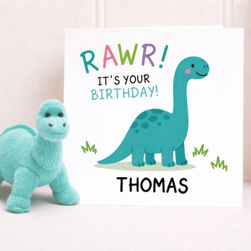 Personalised rawr dinosaur - personalised,