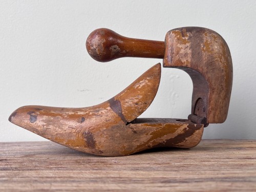 Antique wooden shoe last - wooden,