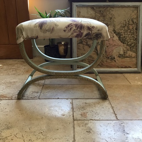 Vintage french foot stool - vintage,