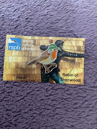 Rspb robin sherwood - of, pin