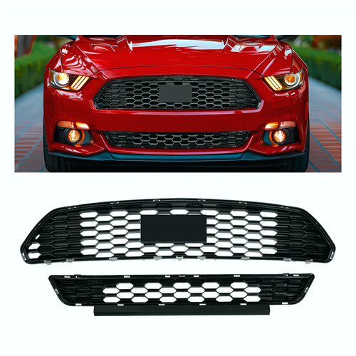 Front bumper upper lower - front,