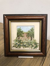 Stunning Signed Framed Needlepoint Art