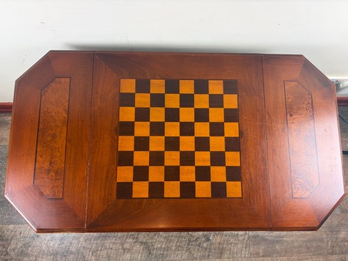 Vintage inlaid drop leaf - drop-leaf, games