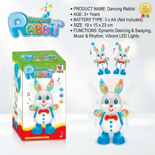 Dancing rabbit with music - rabbit,