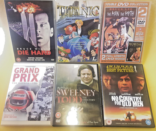 Joblot dvds die hard - joblot, dvds,