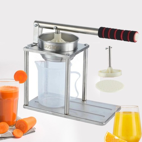 Hand press fruit juicer - hand,