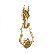 Coco Equestrian Solid Brass