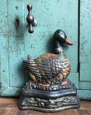 Vintage painted mallard duck - vintage,