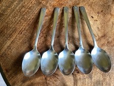 Five Silver Plated King George