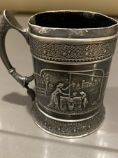 ANTIQUE CHILDS PEWTER CUP