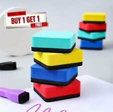 Magnetic Whiteboard/Blackboard Drywipe Eraser Duster Rubber Marker Cleaner UK