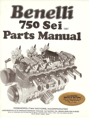 1977 benelli 750 sei - 1977, 6