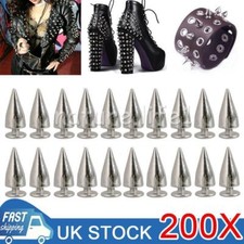 200PCS Silver Metal Studs