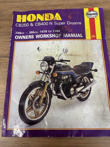 Haynes honda cb250n cb400n - cb250n, &
