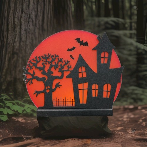 Partylite spooky house votive - spooky,